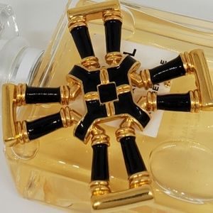 Vintage St. John Rare Signed Large Maltese Cross Brooch